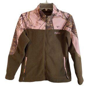 Rocky Silent Hunter Mo Pink Camo Fleece  Jacket Ladies M